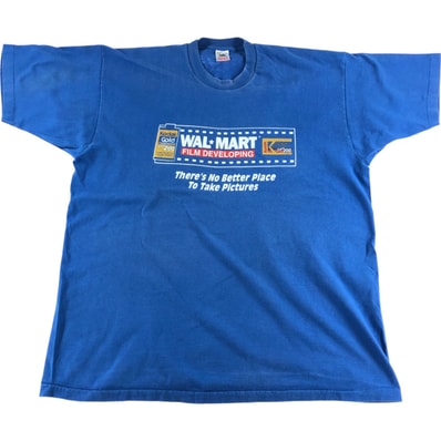 古着 90年代 フルーツオブザルーム FRUIT OF THE LOOM WAL-MART アドバタイジングTシャツ USA製 メンズXXL相当 ヴィンテージ/eaa554543