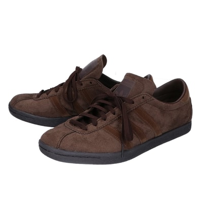 アディダス 【美品】GX6941 タバコ グルーエン 合成スエード スニーカー US8 1/2