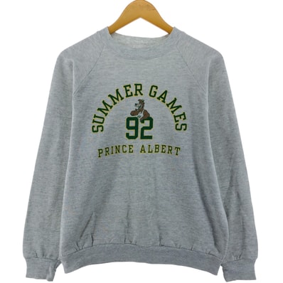 古着 90年代 フルーツオブザルーム FRUIT OF THE LOOM カレッジ キャラクタースウェットシャツ トレーナー カナダ製 メンズL相当 ヴィンテージ/eaa492785