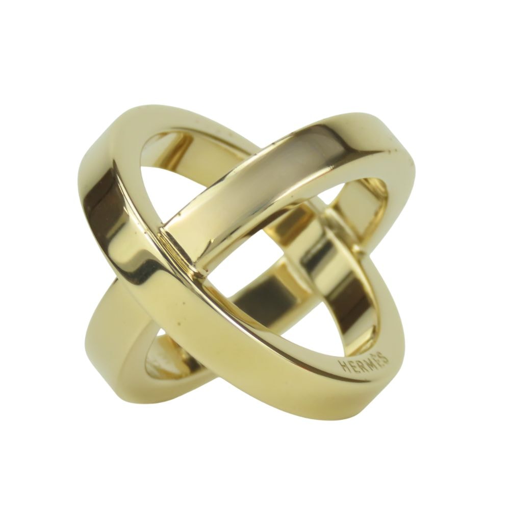 【中古】 エルメス スカーフリング コスモス メタル ゴールド メッキ GP 小物 レディース 女性 HERMES