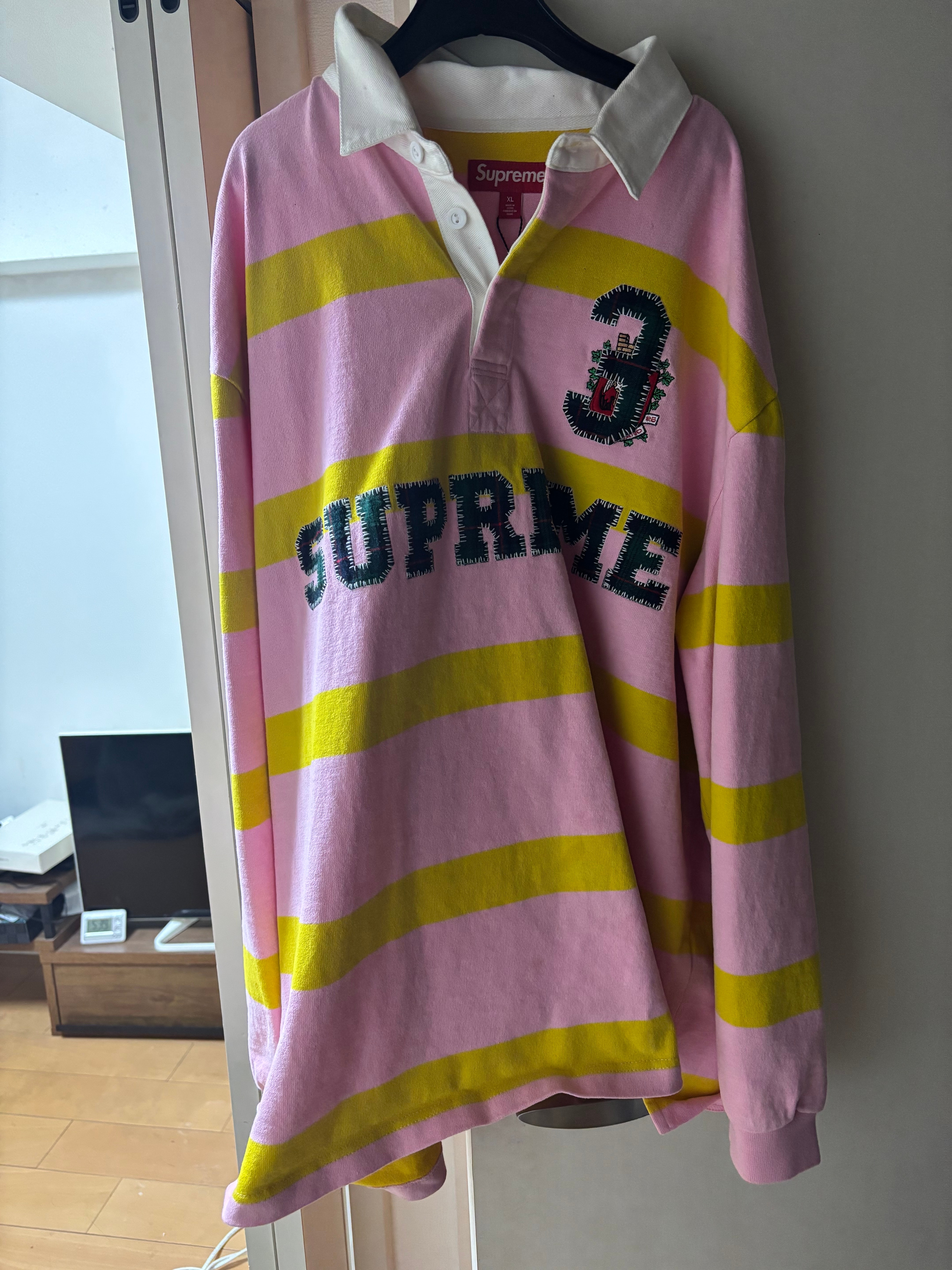 Supreme Stripe Rugby "Pink"