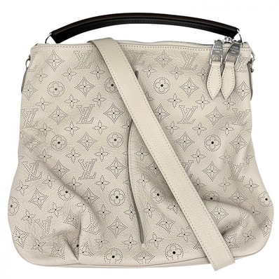 LOUIS VUITTON ルイヴィトン 2WAY セレネPM ハンドバッグ ショルダーバッグ M94275 モノグラムマヒナ ベージュ系 シルバー金具 レディース 美品【中古品】