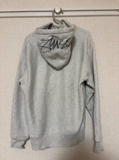 stussy フードロゴ パーカー