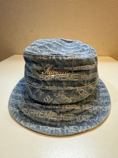 Supreme Multi Type Jacquard Denim Crusher "Blue"