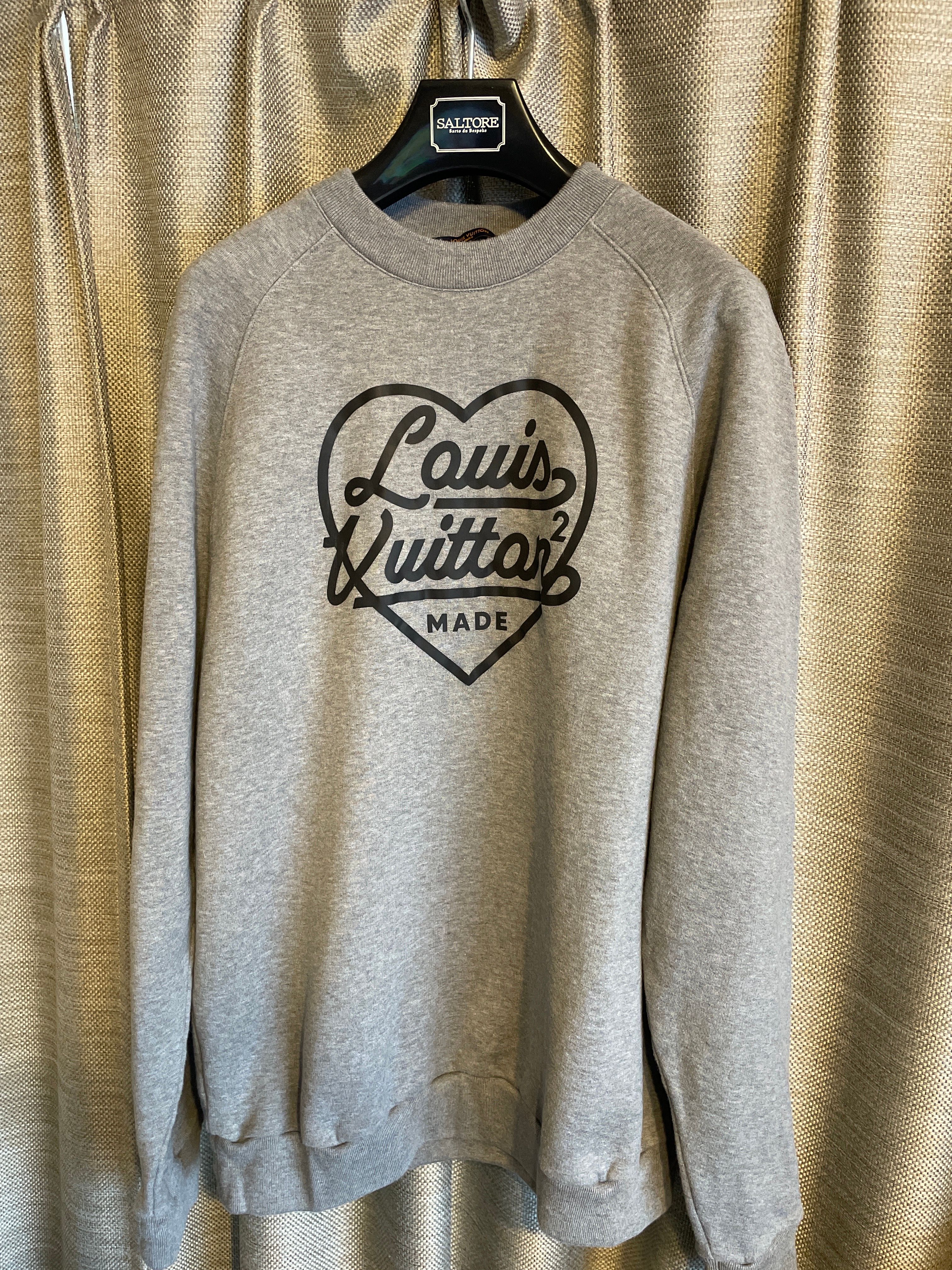 Louis Vuitton x NIGO PRINTED SWEATSHIRT "Grey"