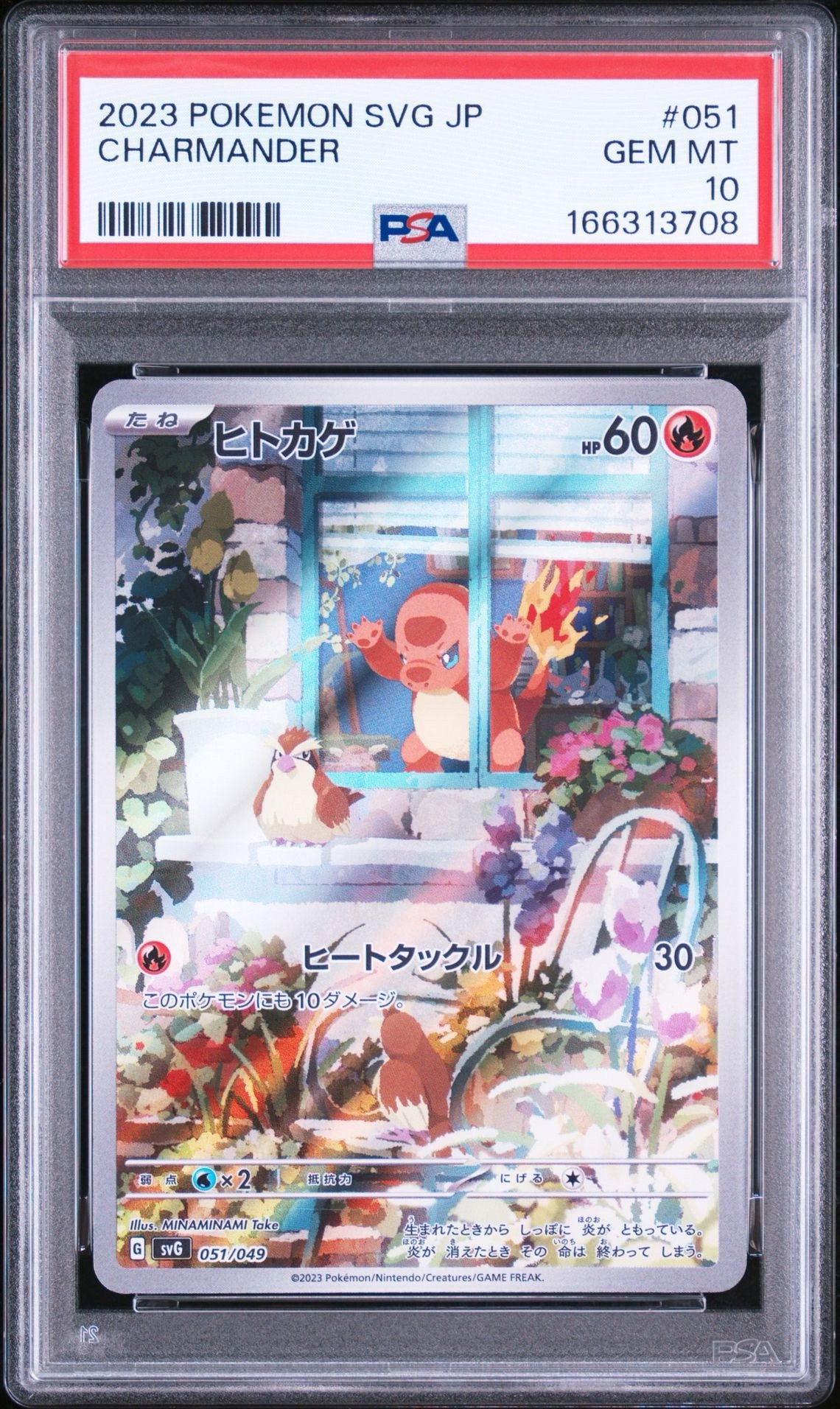 ヒトカゲ :フルイラスト [SVG 051/049](スペシャルデッキセットex「フシギバナ・リザードン・カメックス」)