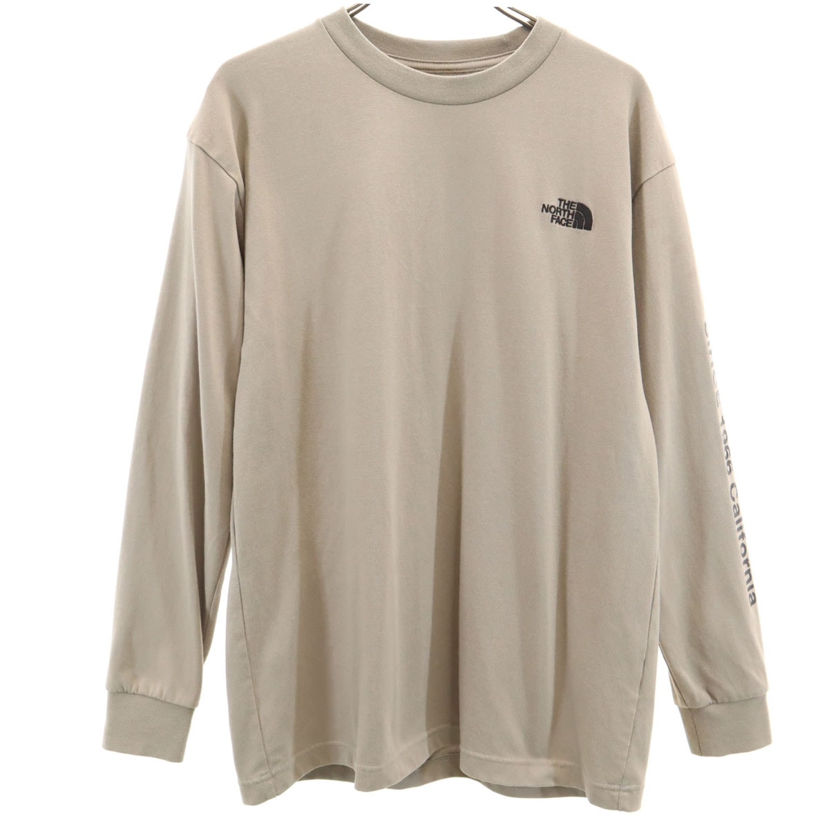THE NORTH FACE ノースフェイス 長袖 Tシャツ M カーキ NT82230A ロンT アウトドア