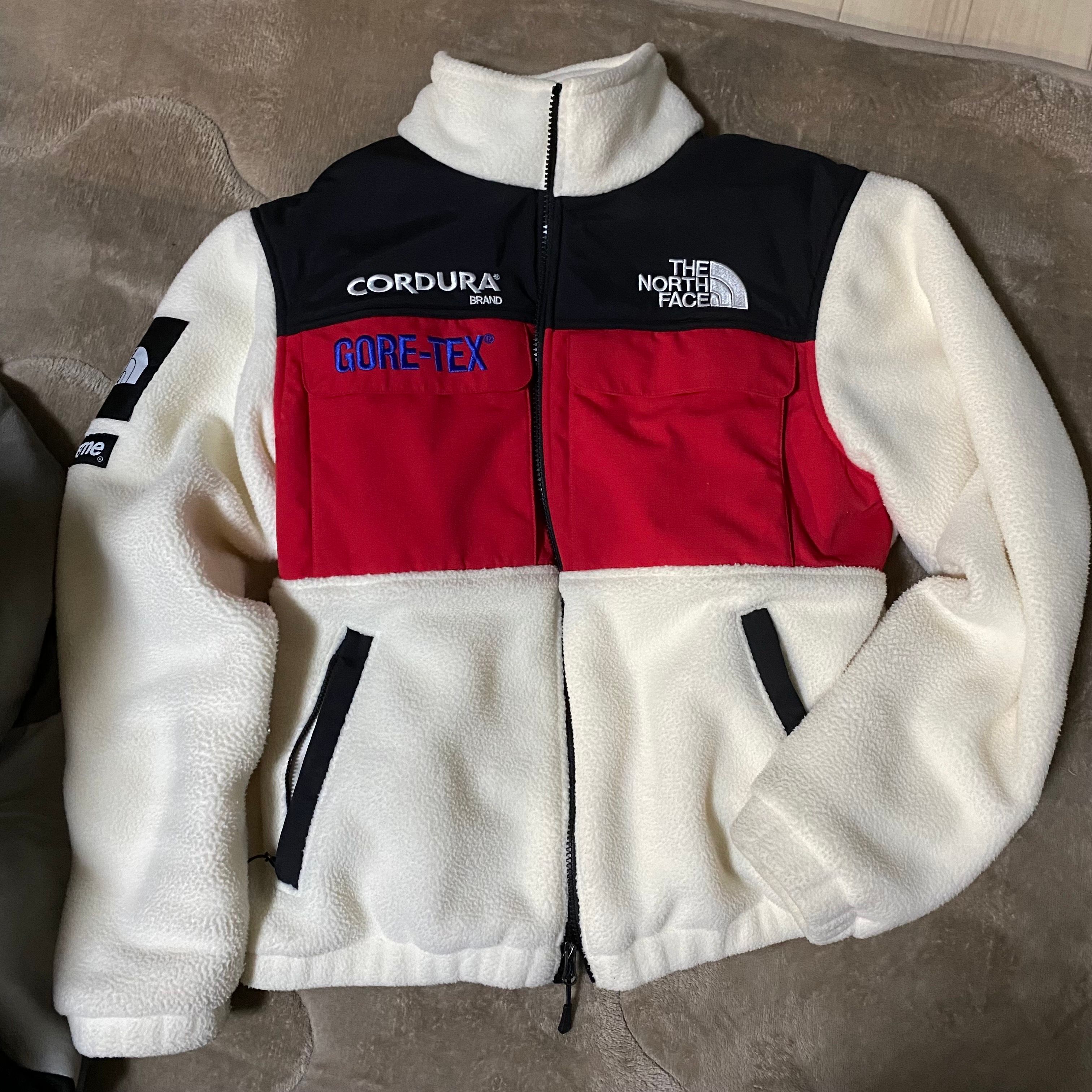 Supreme x The North Face Expedition Fleece Jacket "White"