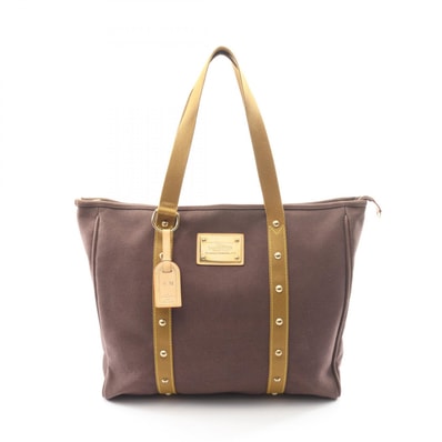 ルイ・ヴィトン LOUIS VUITTON カバGM トートバッグ バッグ キャンバス アンティグア レディース ブラウン系 / カーキ系 M40083 【中古】