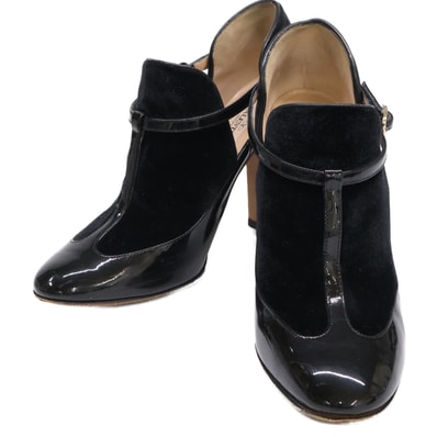 ヴァレンティノガラヴァーニ ブーティー ベロア 36