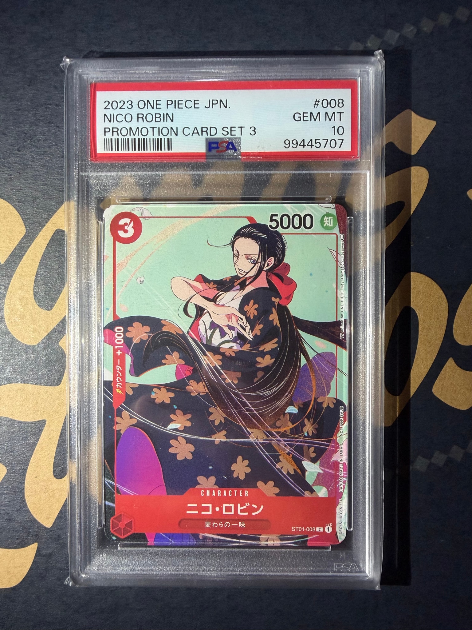 PSA10】ニコ・ロビン C-P [ST01-008] (プレミアムカードコレクション25