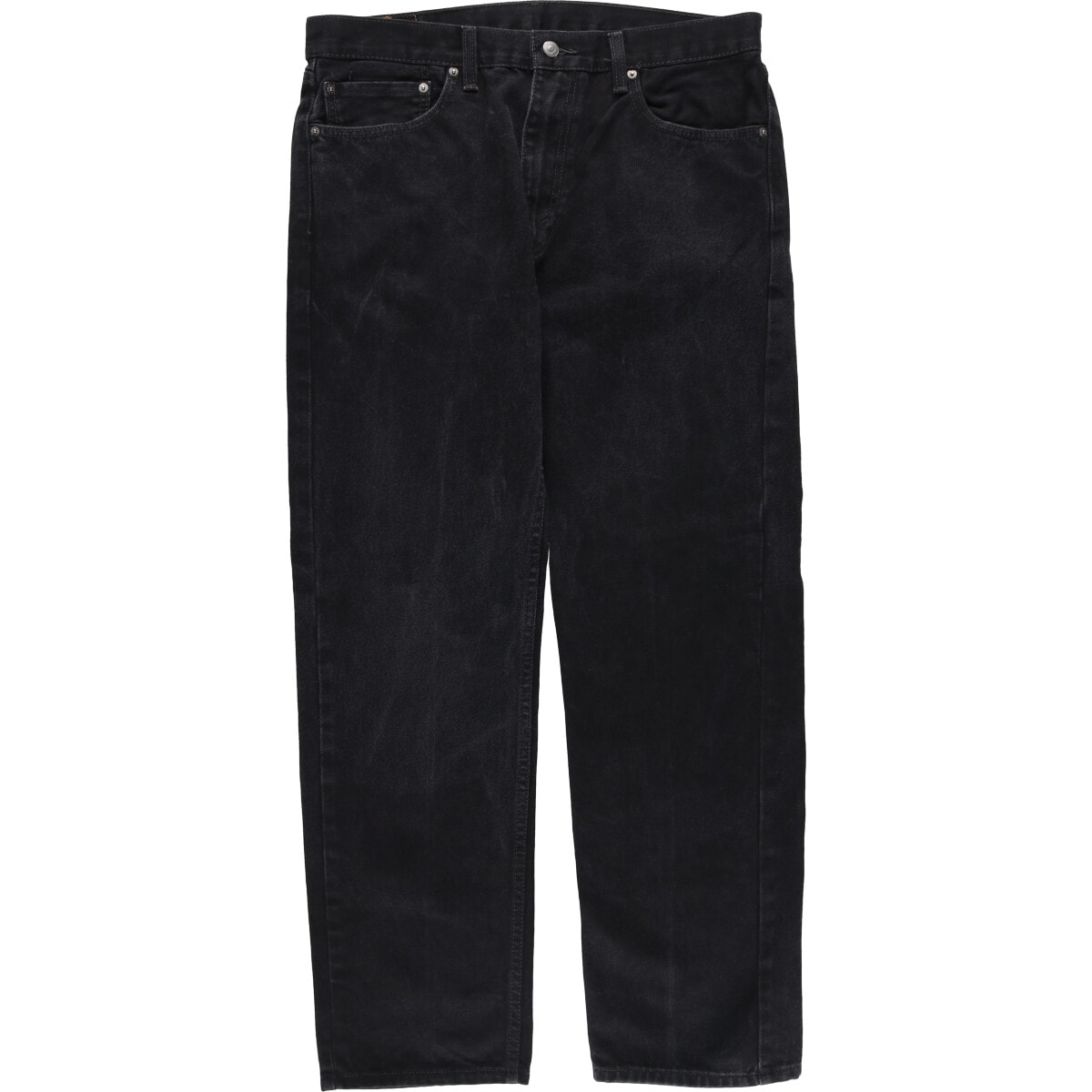 古着 リーバイス Levi's 505 ブラックデニム テーパードデニムパンツ メンズw35相当/eaa523417