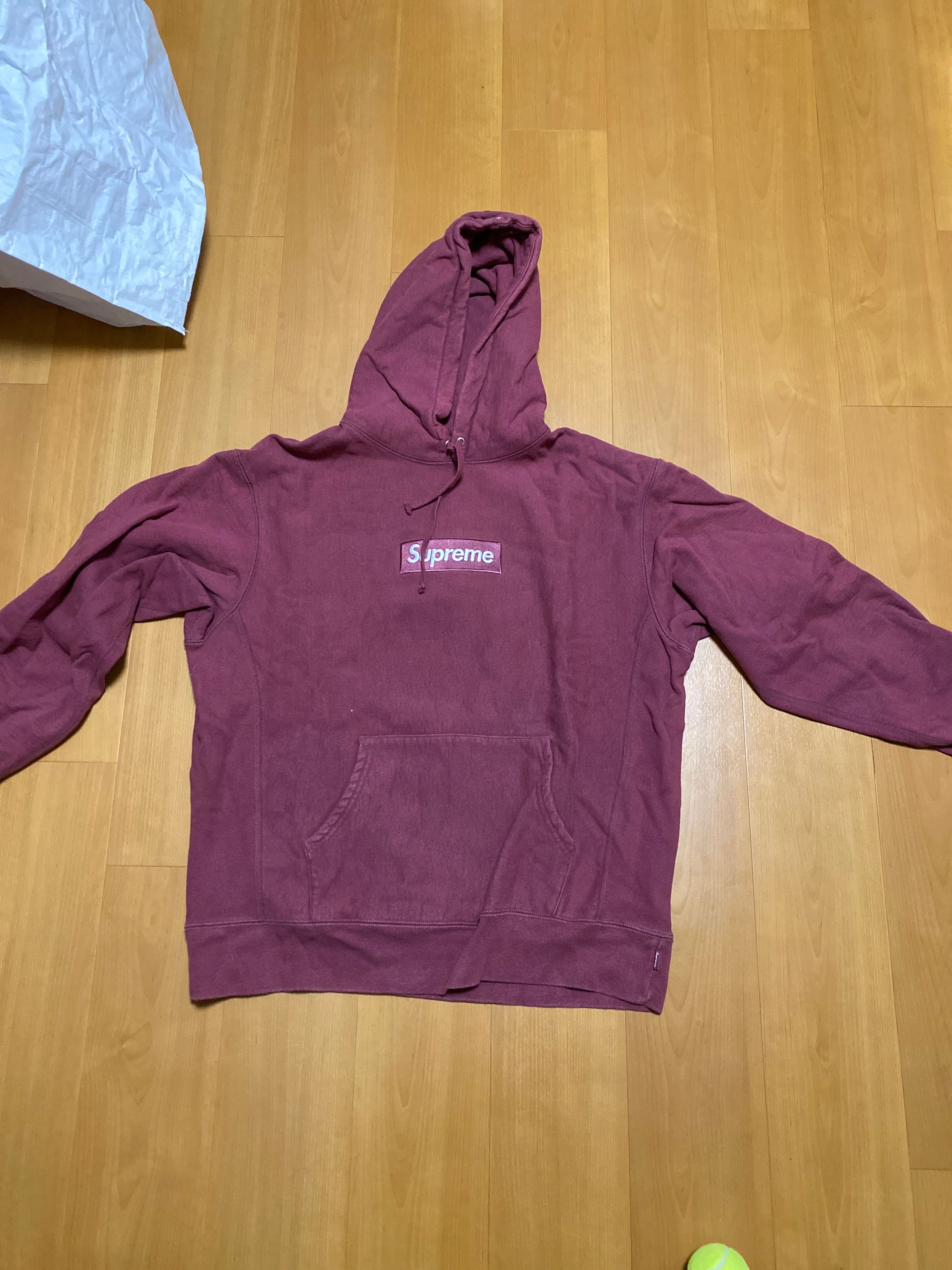 Supreme Box Logo Hooded Sweatshirt "Plum" (21FW)