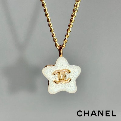CHANEL シャネル ココマーク スター 03A 2003年 秋コレクション ネックレス アクセサリー ★美品★