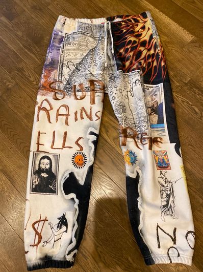 Supreme LSD Spells Sweatpant "Ivory"