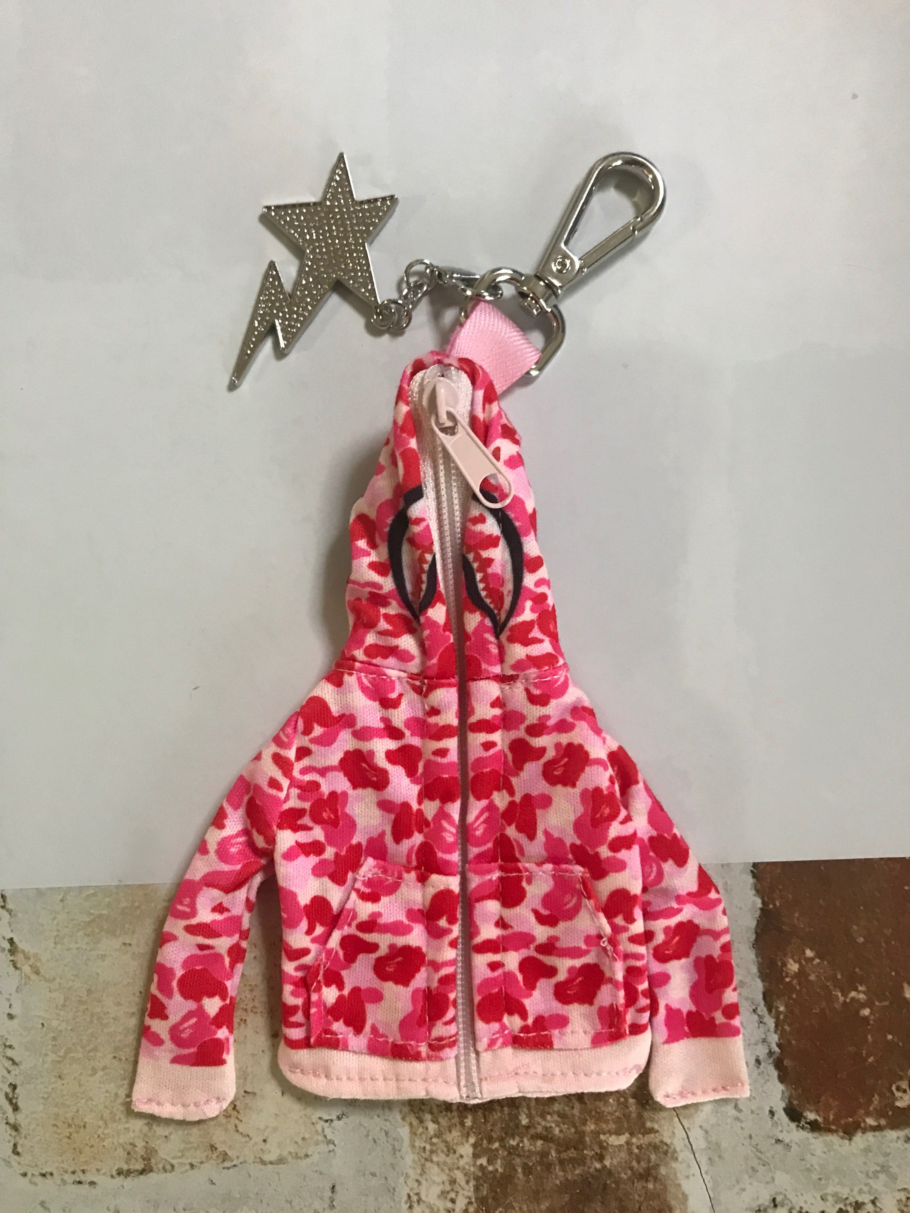 Bape shark pink key chain キーホルダ シャーク ピンク