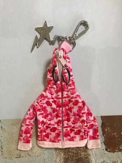 Bape shark pink key chain キーホルダ シャーク ピンク