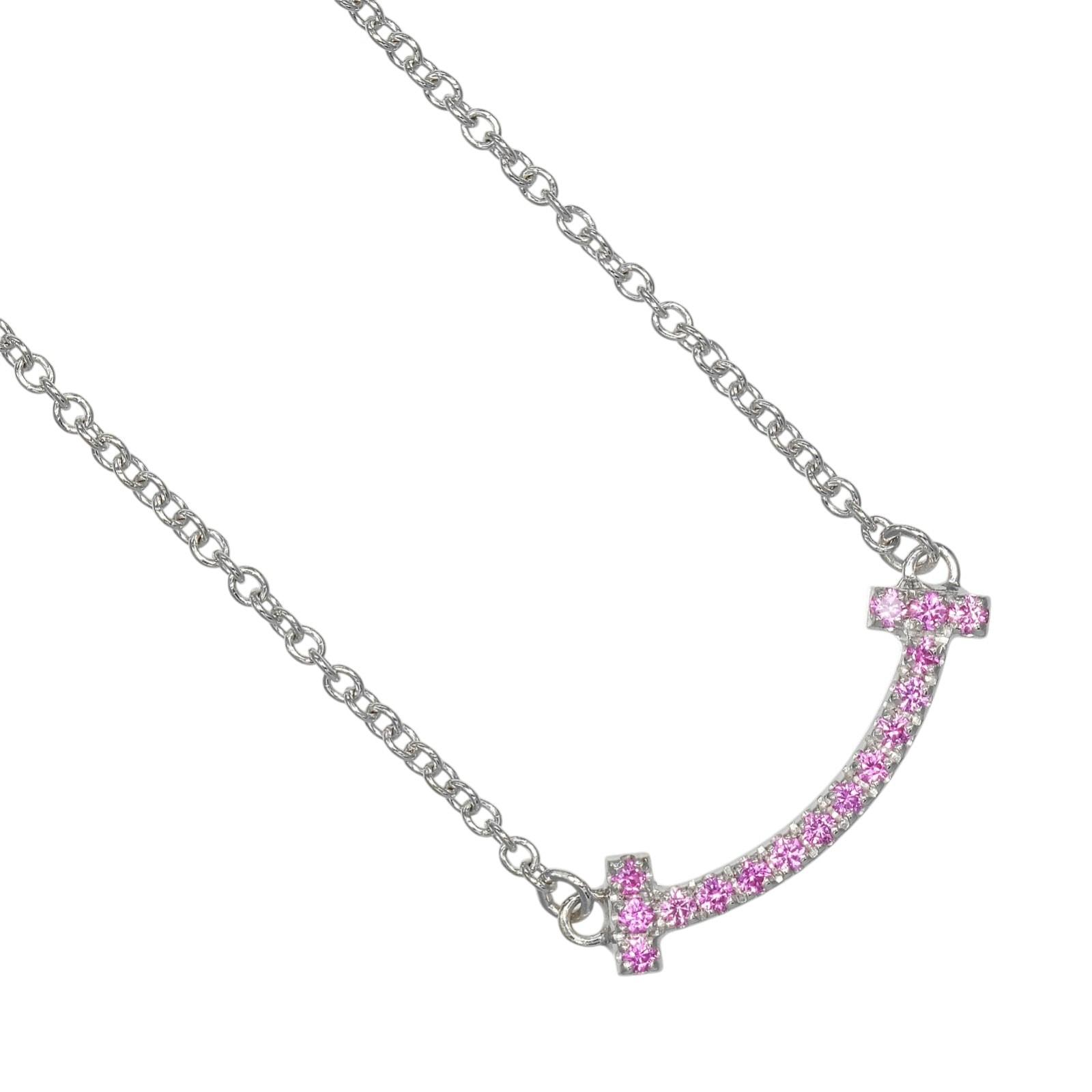 ティファニー Tスマイル ミニ レディースネックレス