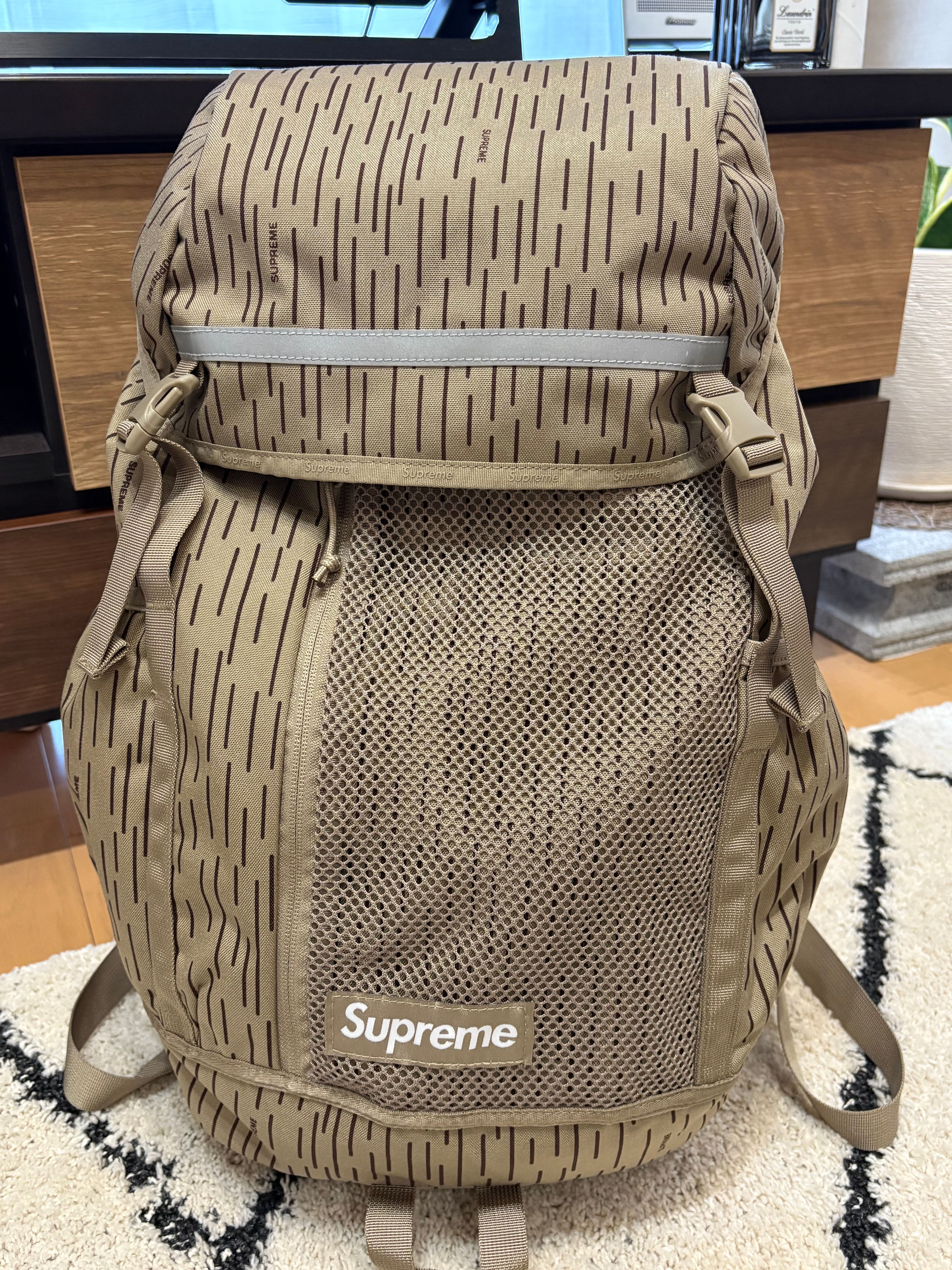 Supreme Backpack "Tan Raindrop"