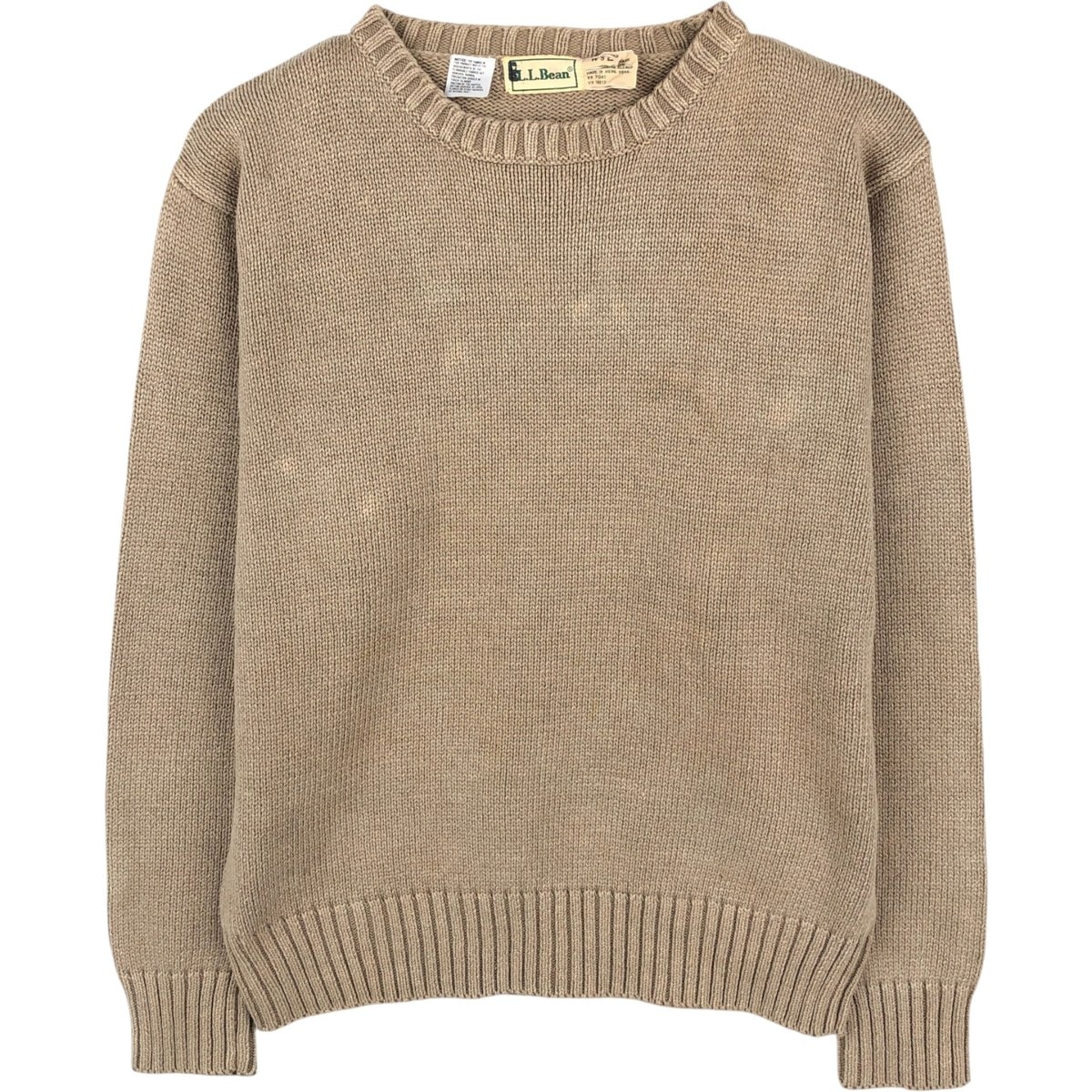 古着 ~90年代 エルエルビーン L.L.Bean コットンニットセーター メンズM相当 ヴィンテージ/eaa654435