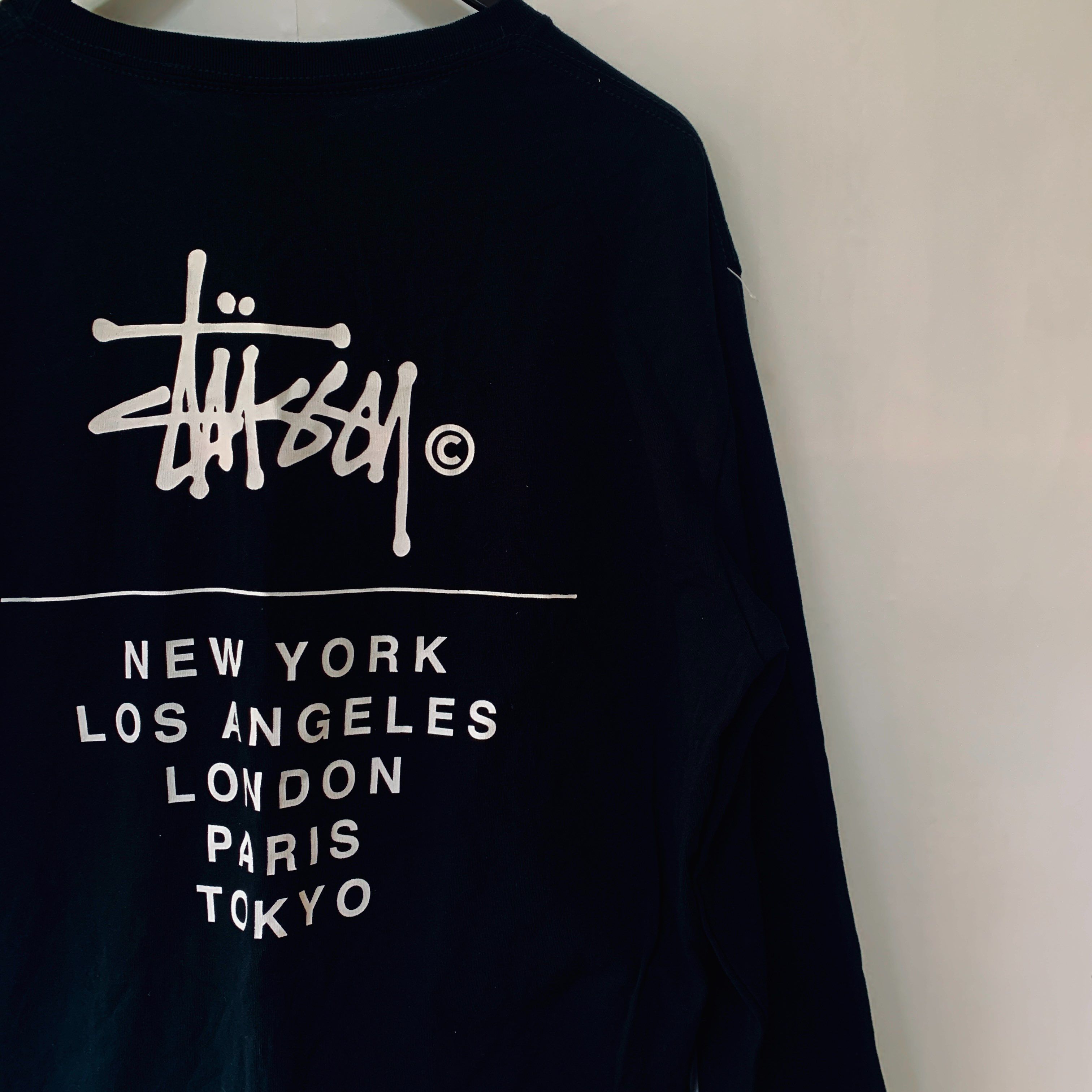 【新品未使用】Stussy T-Shirt クルーネック ロンT M