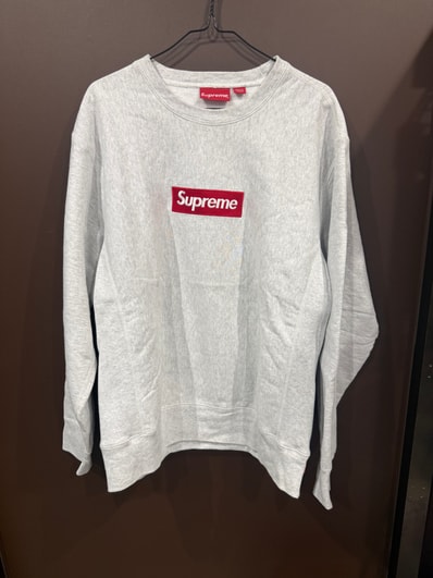 Supreme Box Logo Crewneck Sweatshirt "Ash Grey" (18FW)