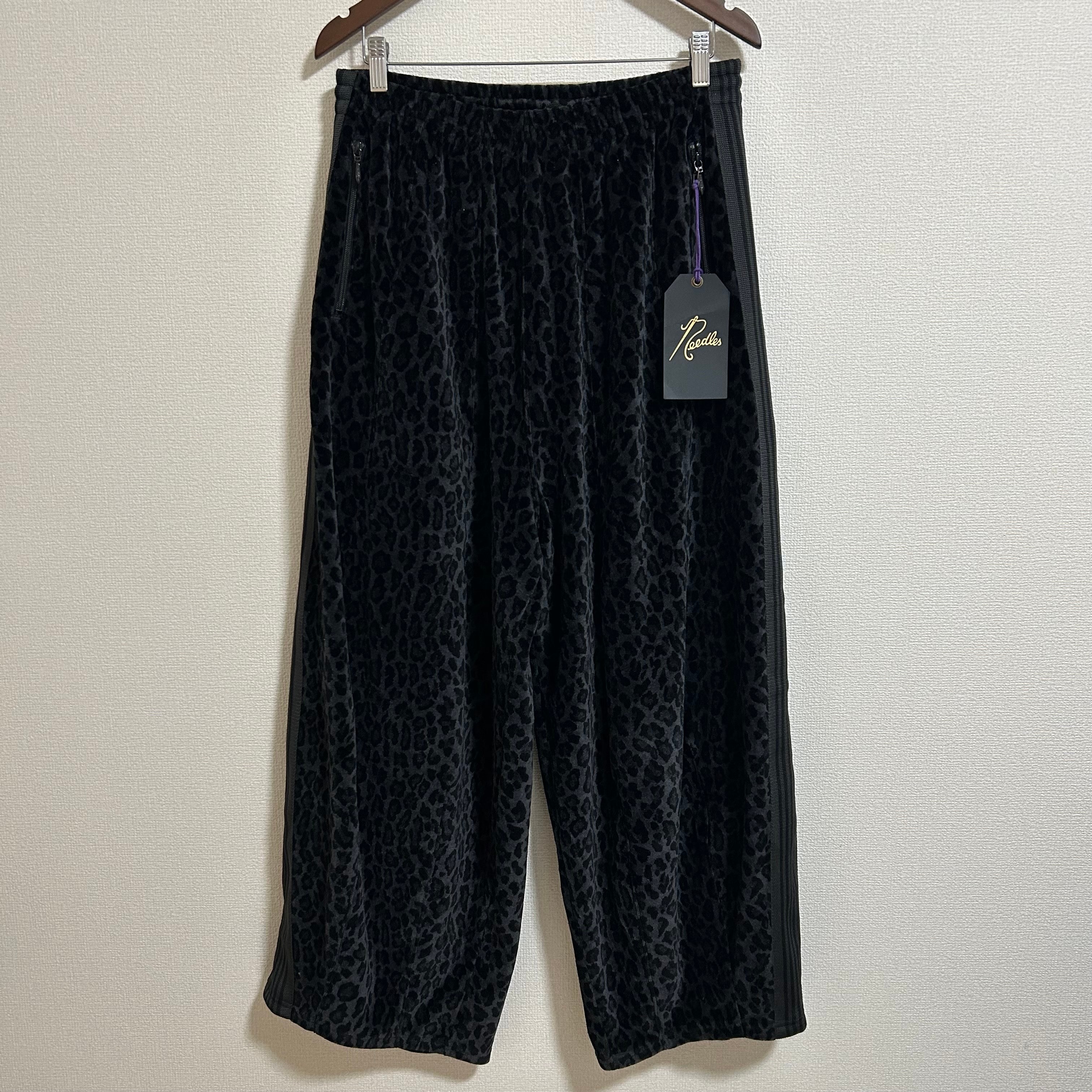 NEEDLES H.D. Track Pant - C/PE Velour "Black"