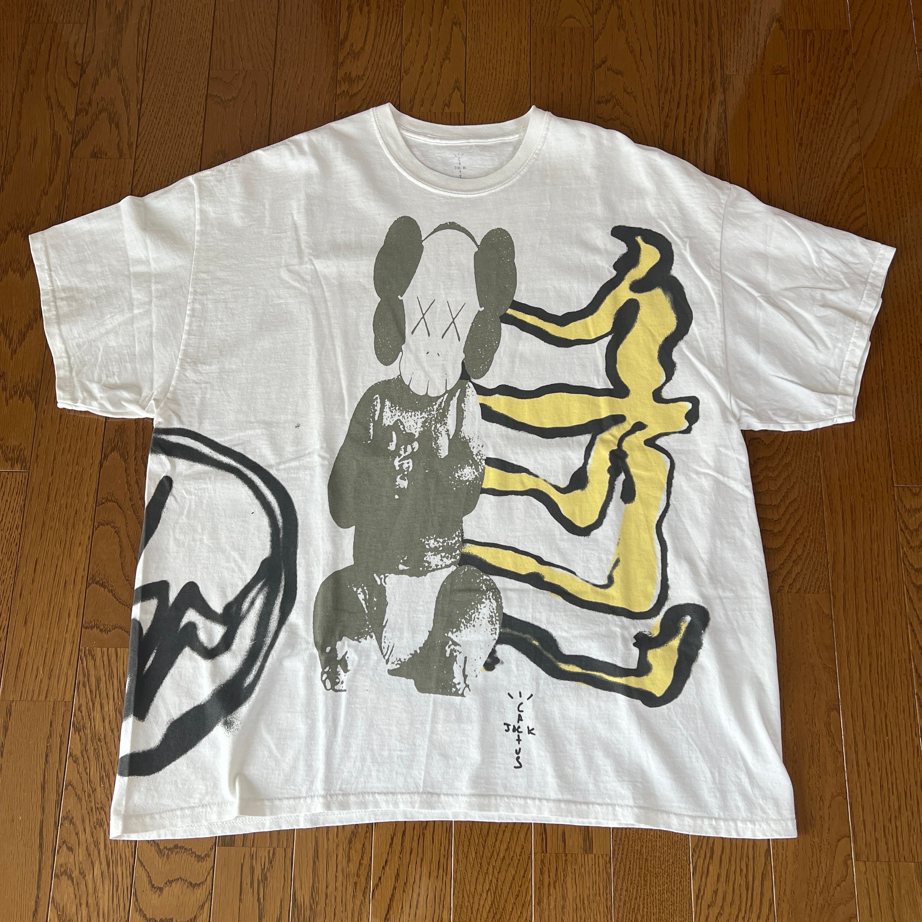 Travis Scott Cactus Jack x KAWS For Fragment Tee "White"