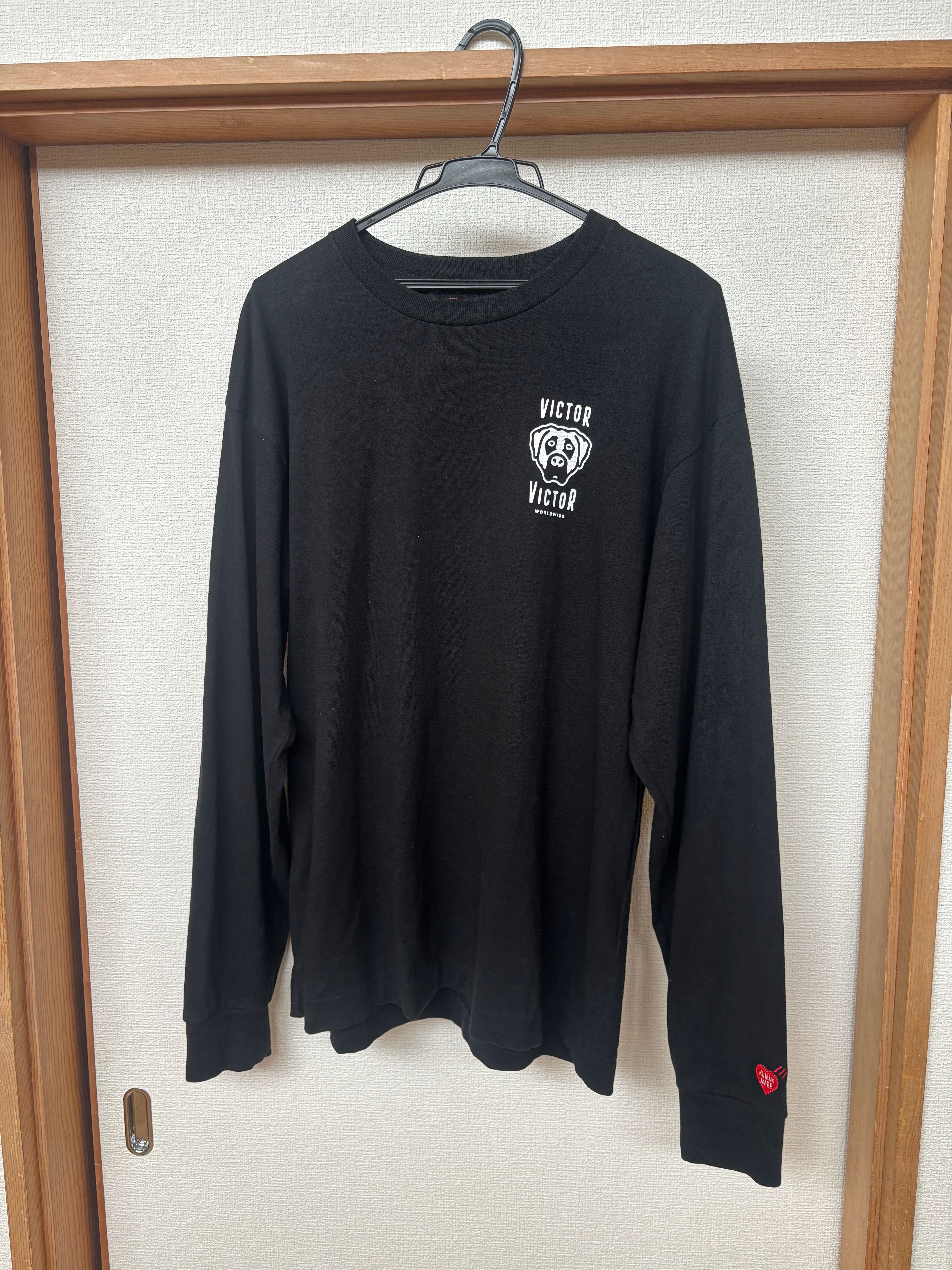 HUMAN MADE x Victor Victor L/S T-Shirt "Black"