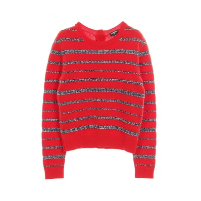 シャネル CHANEL ニット 衣料品 トップス カシミヤ レディース レッド系 / ブラック系 / マルチカラー P64264K60201 【中古】