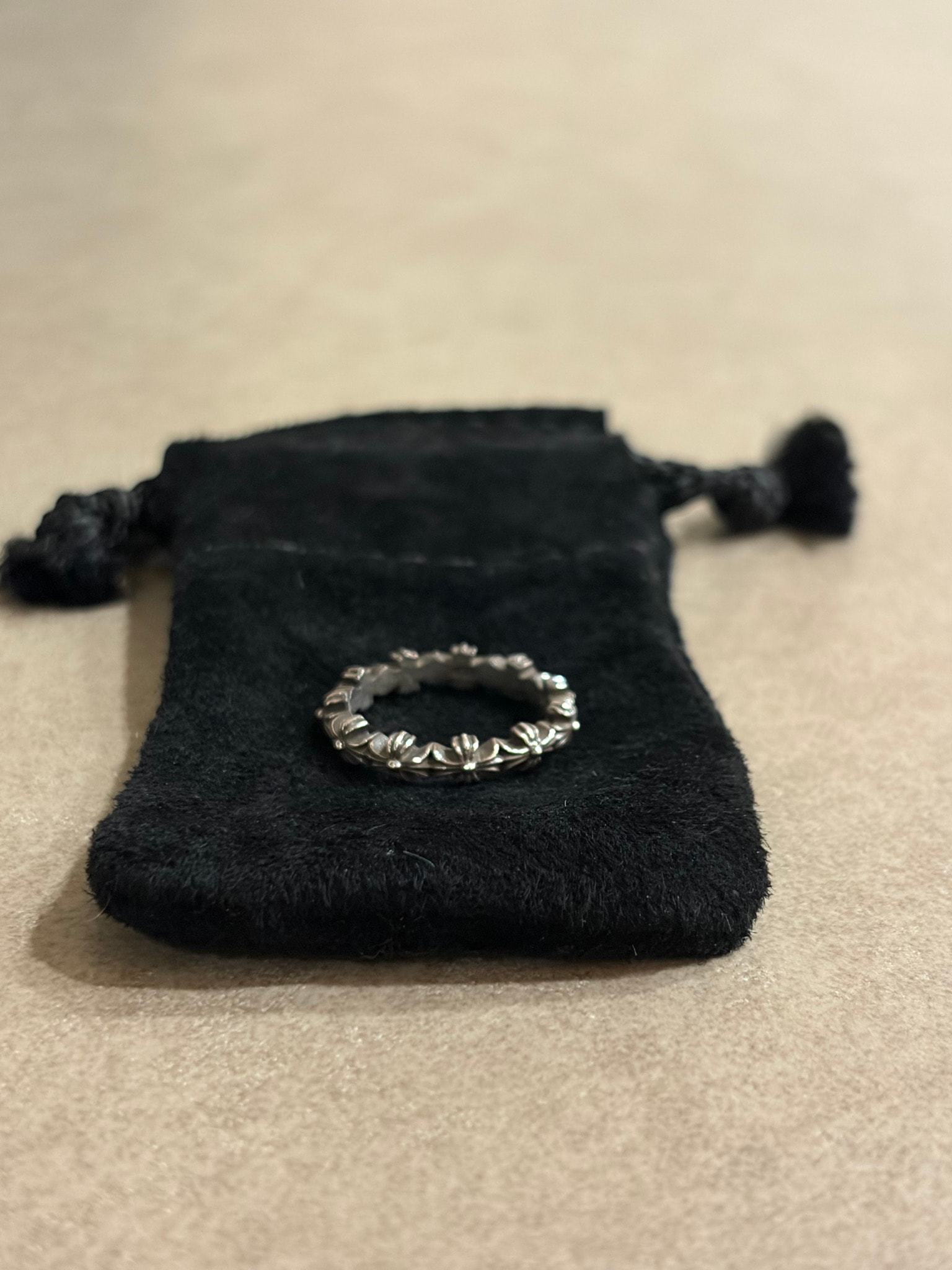 Chrome Hearts TINY E CH PLS BAND "Silver"