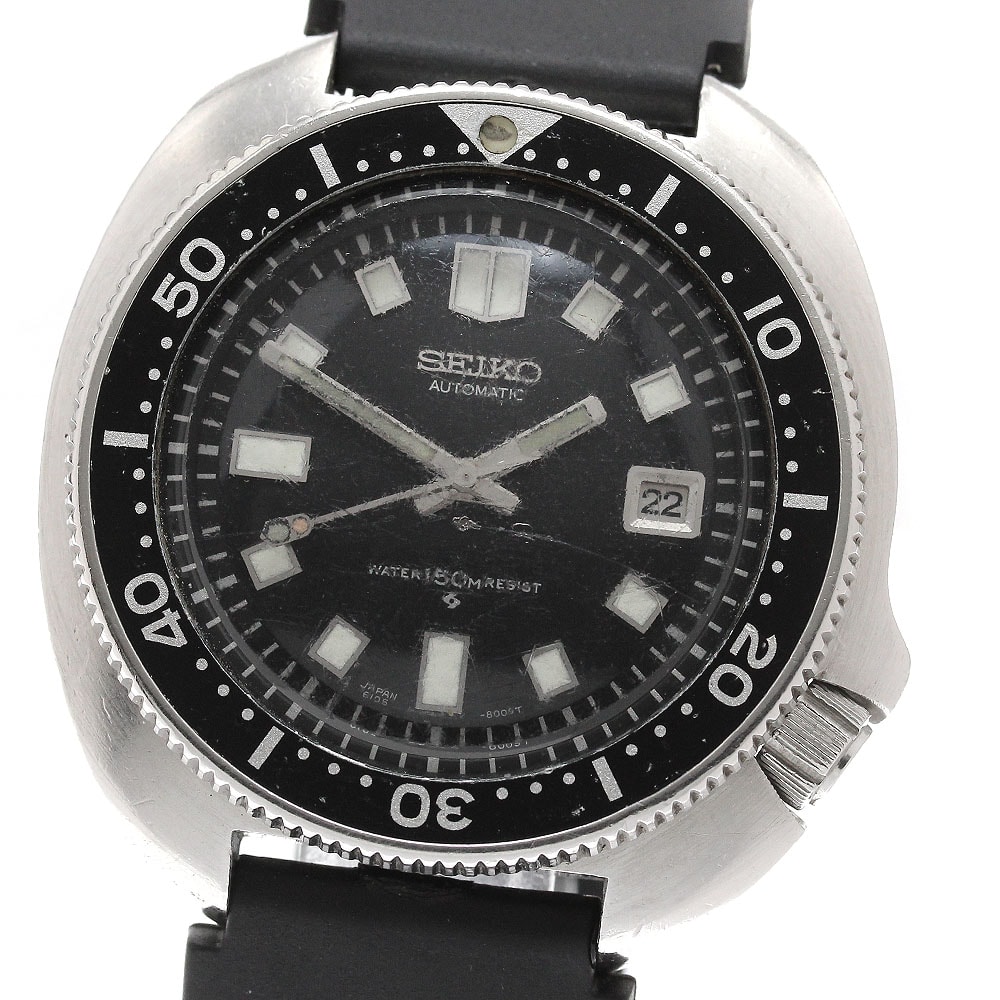 セイコー セカンド ダイバー デイト 6105-8110 メンズ 【中古】