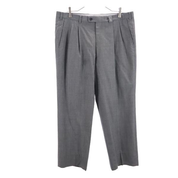 LANVIN ランバン 日本製 ウール スラックスパンツ 94-94 グレー