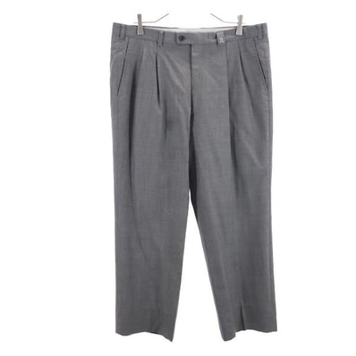 LANVIN ランバン 日本製 ウール スラックスパンツ 94-94 グレー