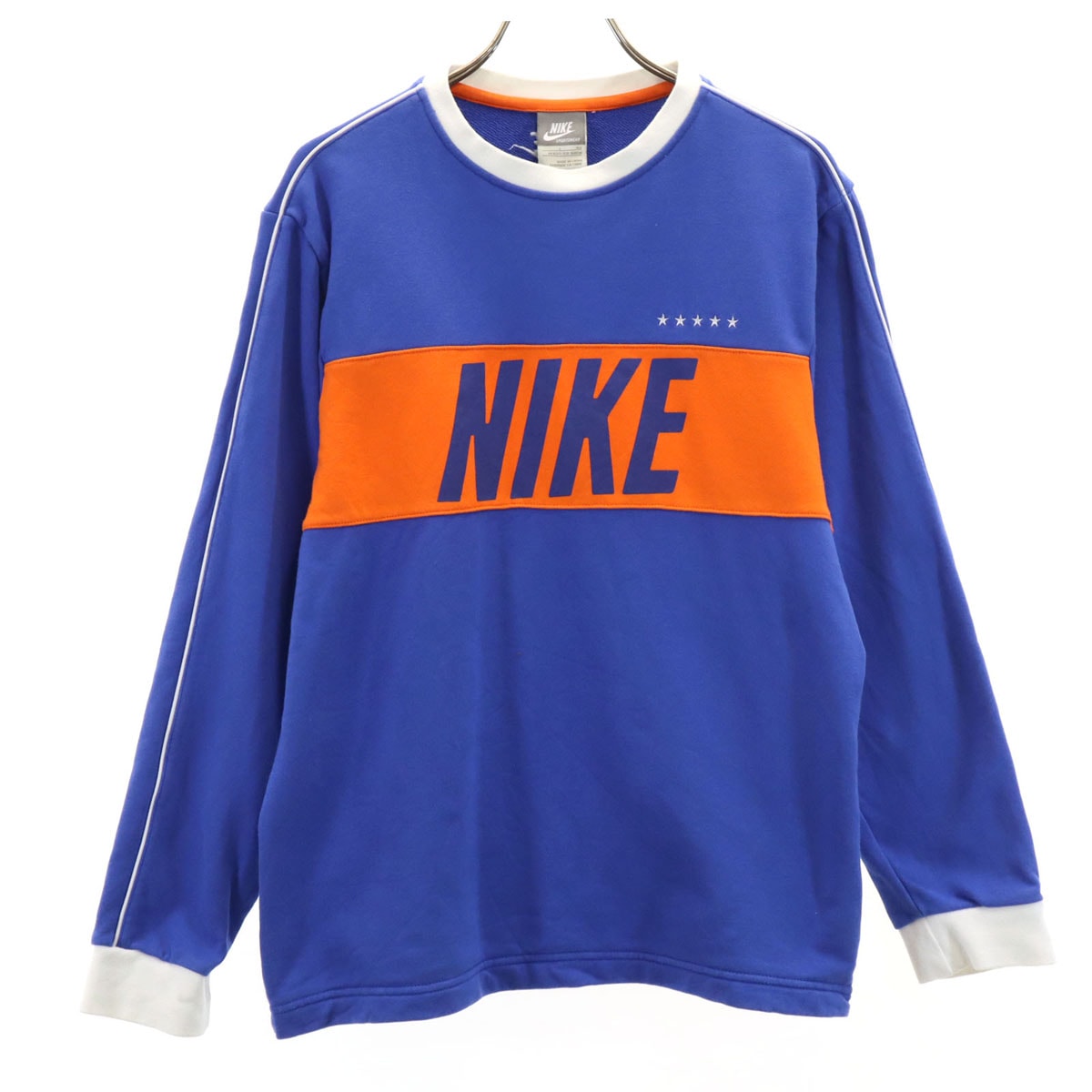 NIKE ナイキ 長袖 スウェット トレーナー L ブルー