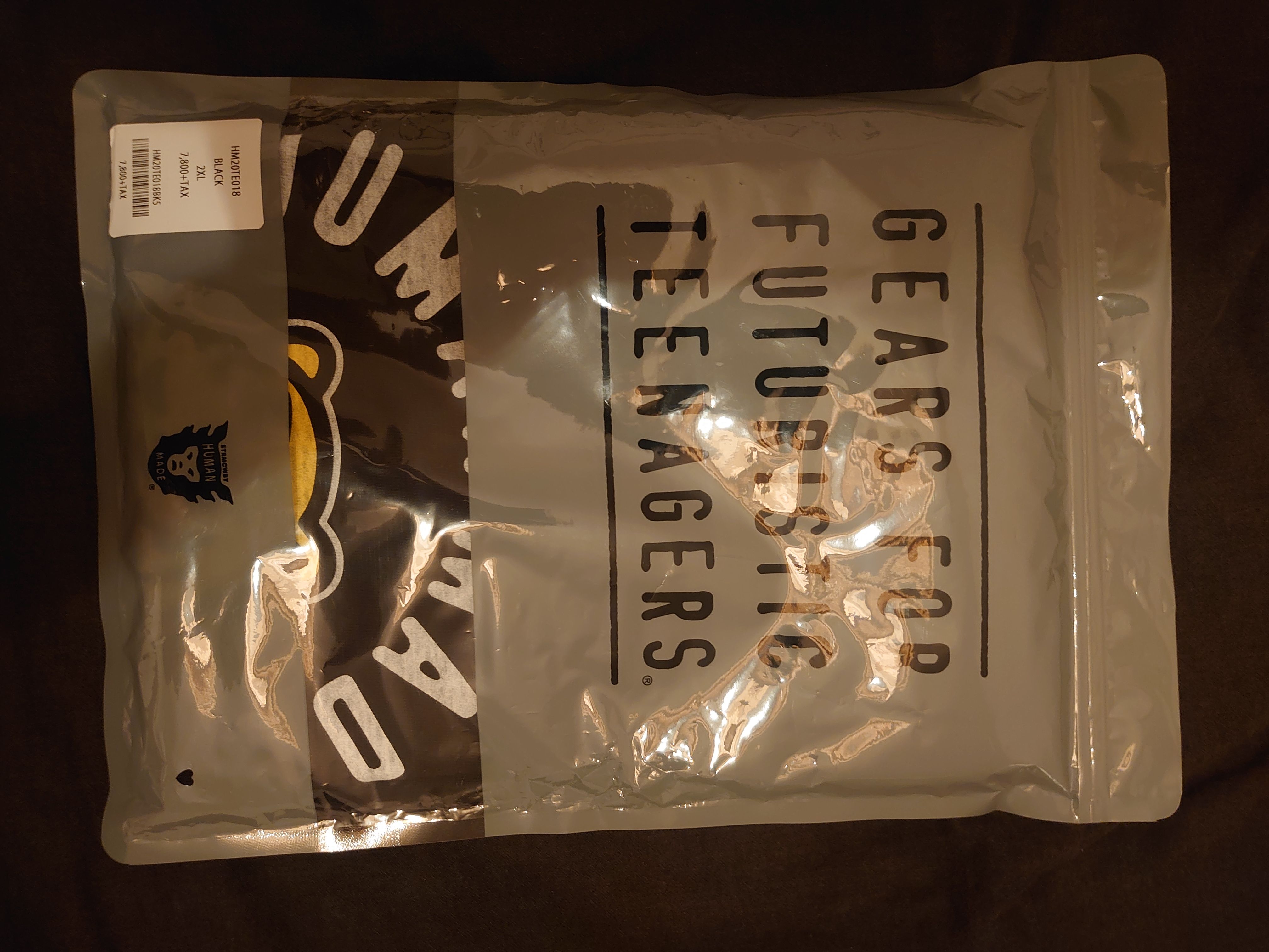 HUMAN MADE T-SHIRT #2018 "Black"