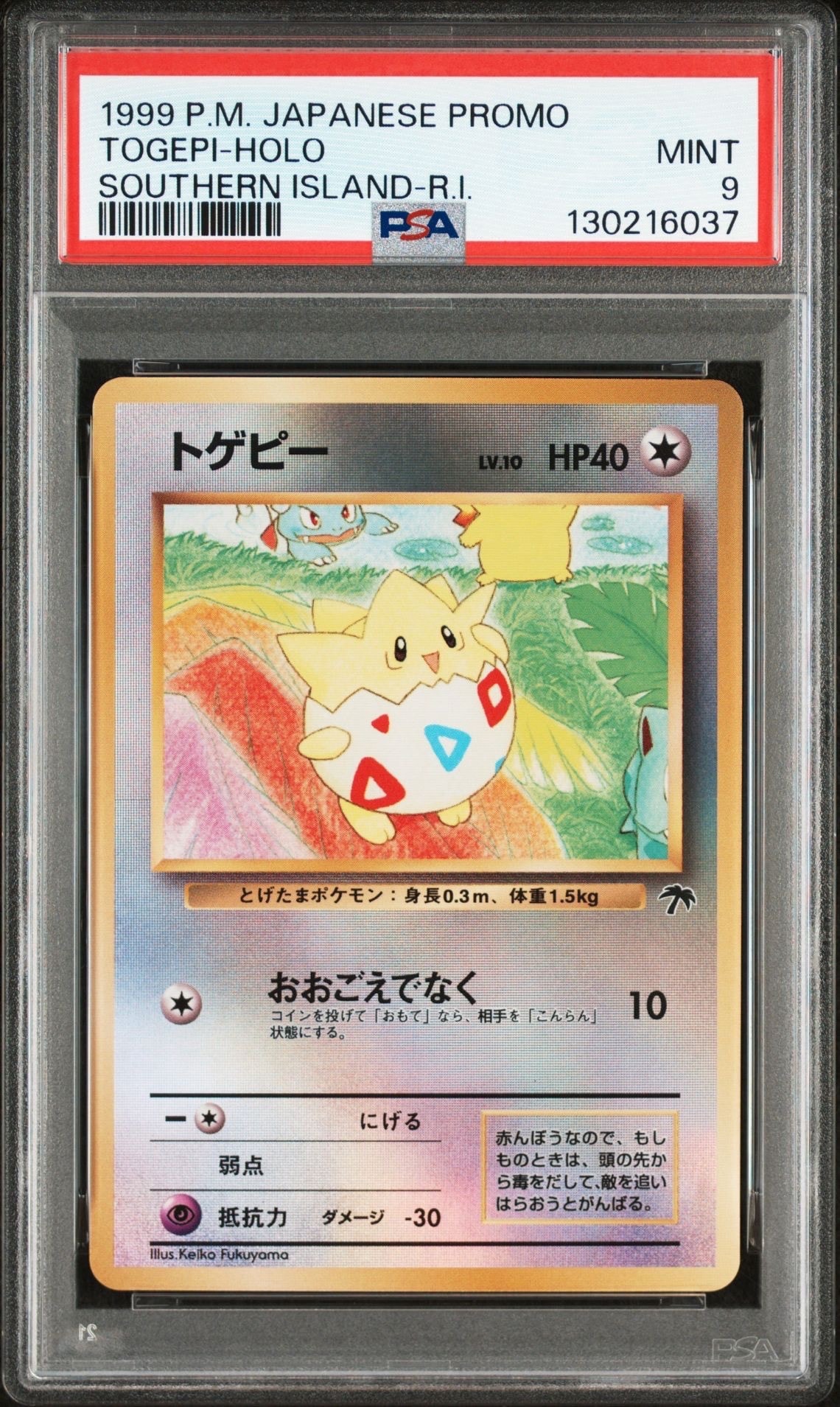 トゲピー : 旧裏 [PMCG-P No.175](旧裏面 プロモーションカード「サザンアイランド 映画公開記念」)