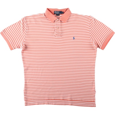 古着 ラルフローレン Ralph Lauren POLO by Ralph Lauren 半袖 ボーダー ポロシャツ メンズS相当/eaa657523