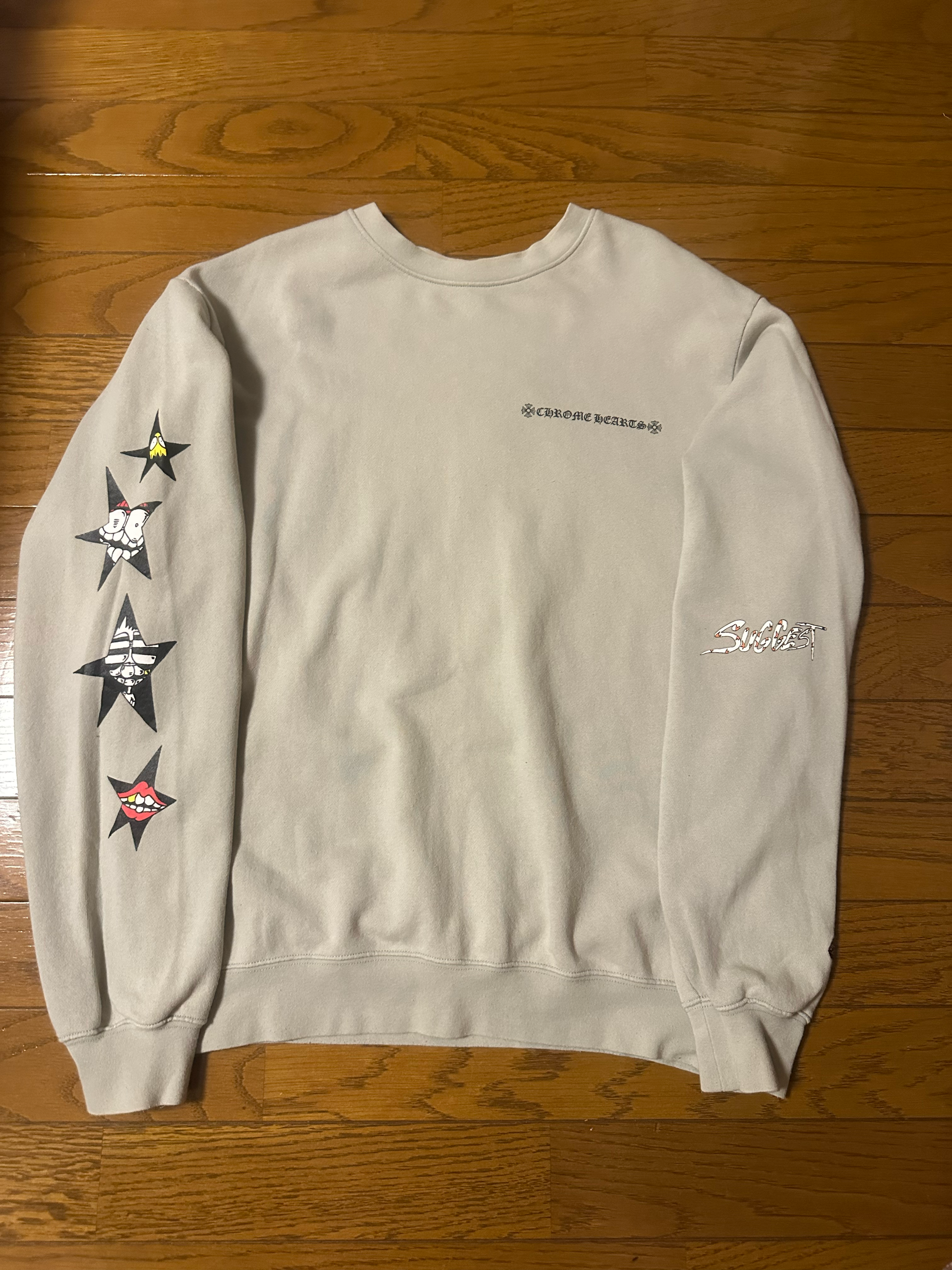 Chrome Hearts Matty Boy Suggest Crew Sweat "Grey"