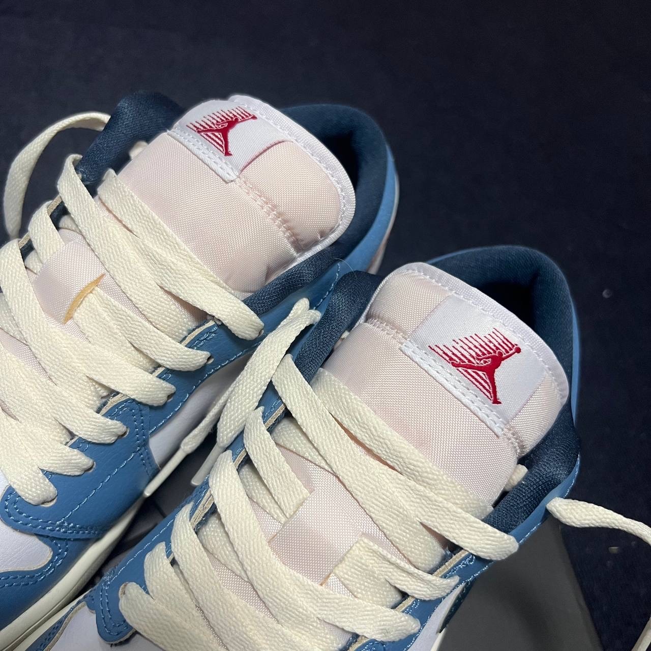 Nike Air Jordan 1 Low "White/Aegean Storm"