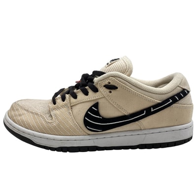 NIKE ナイキ スニーカー FD2627-200 × Albino & Preto SB Dunk Low Pro QS アルビノ & プレト SB ダンク ロー プロ QS スニーカー ベージュ系 27.5cm【中古】