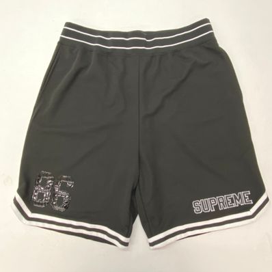 Supreme Faux Croc Basketball Short "Black"
