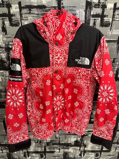 Supreme The North Face Bandana Mountain Parka "Red"