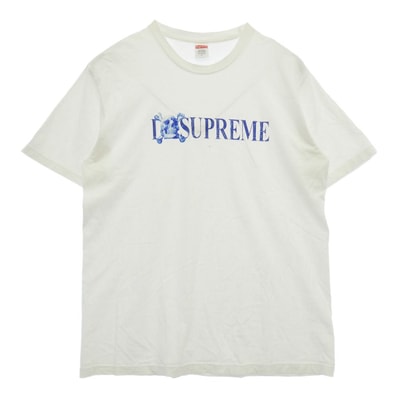 Supreme シュプリーム 25SS Skull Tee スカル クルーネック 半袖 Tシャツ ホワイト系 L【中古】