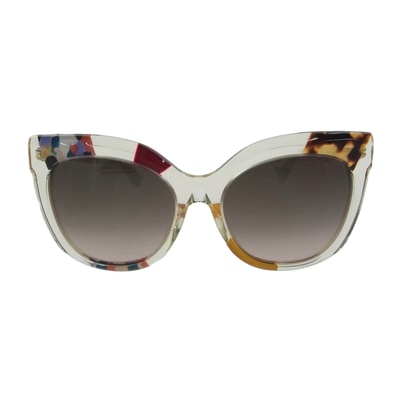 FENDI フェンディ サングラス 0179/F Crystal Ruthenium マルチカラー クリア サングラス アイウェア 55□18 140【中古】