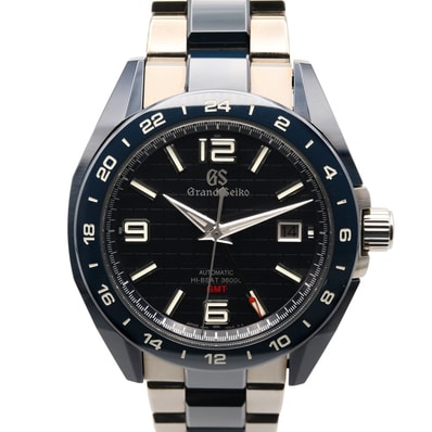 セイコー SEIKO グランドセイコー スポーツコレクション メカニカルハイビート36000 腕時計 時計 チタン セラミック メンズ ブルー系 SBGJ233 【中古】