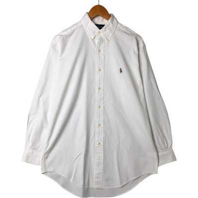 古着 ラルフローレン Ralph Lauren YARMOUTH 長袖 ボタンダウンシャツ メンズM相当/eaa548376