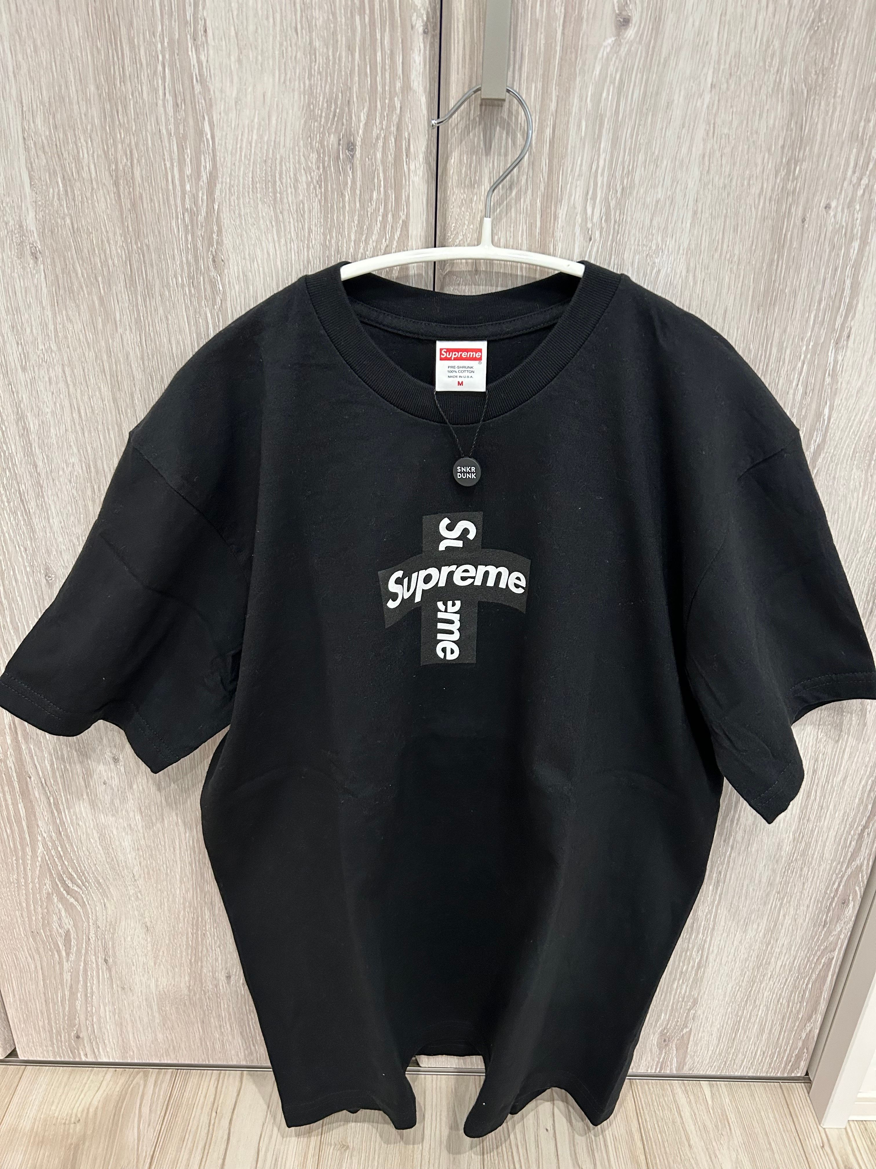 Supreme Cross Box Logo Tee "Black"