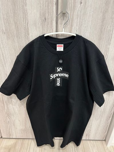 Supreme Cross Box Logo Tee "Black"