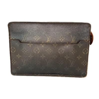 LOUIS VUITTON ルイヴィトン モノグラム ポシェットオム セカンドバッグ M51795 ブラウン
